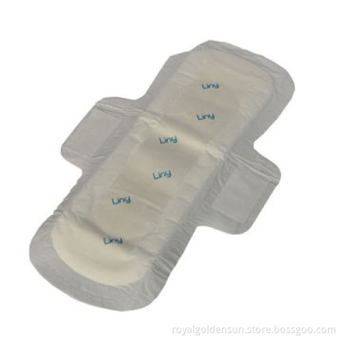 250mm sanitary napkins with embossing